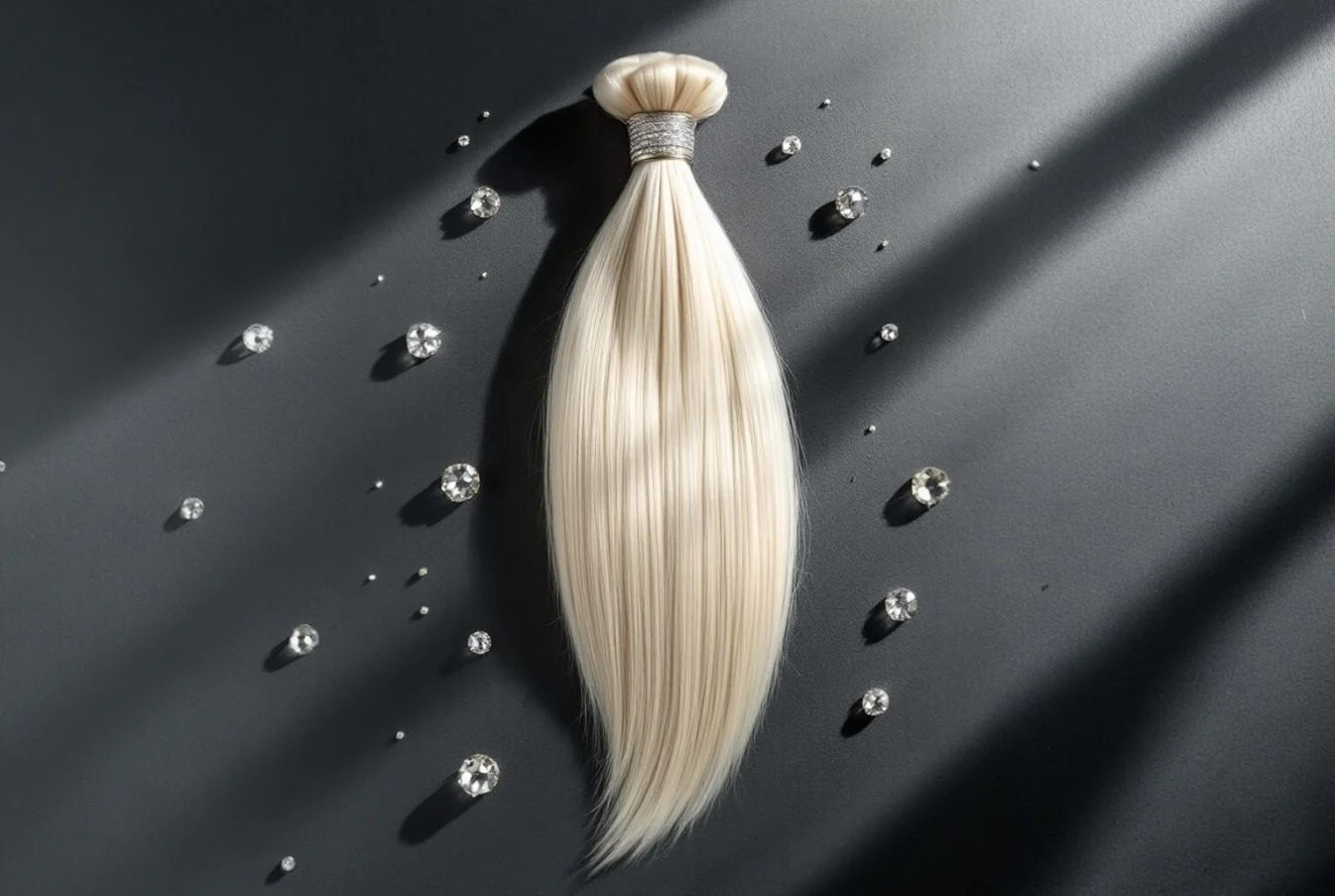 Echthaar Extensions färben